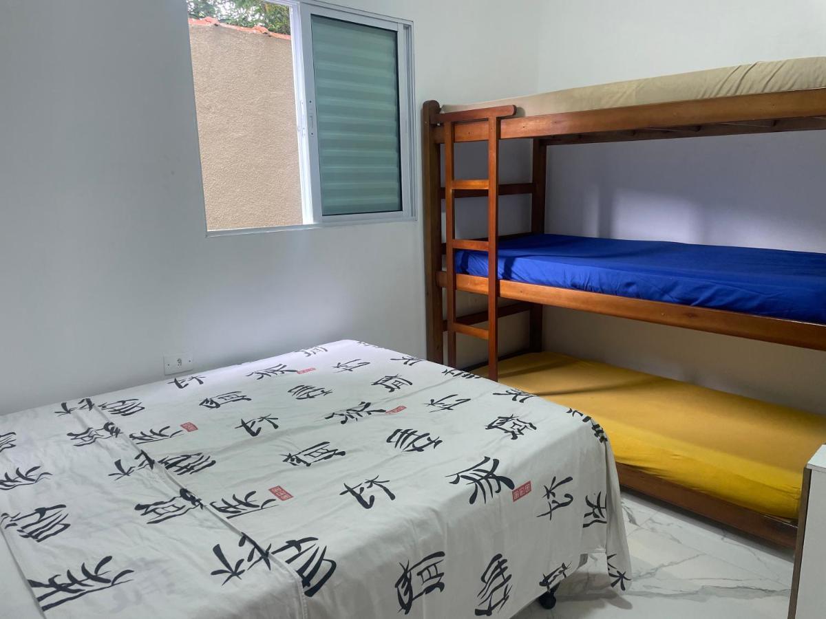Casa Novinha - Praia Grande - Mirim - 3 Quadras Da Praia Wi-Fi Villa Eksteriør bilde