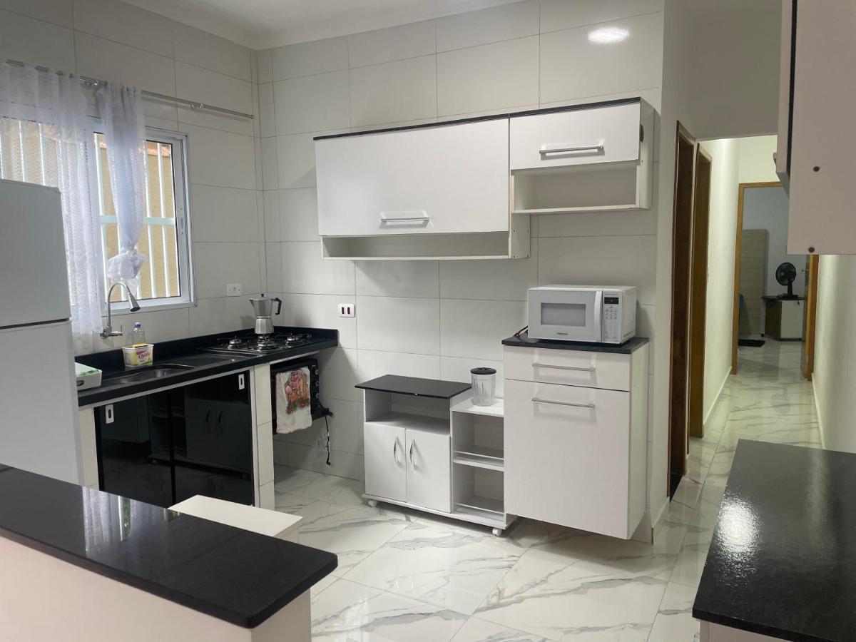 Casa Novinha - Praia Grande - Mirim - 3 Quadras Da Praia Wi-Fi Villa Eksteriør bilde
